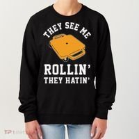 They See Me Rollin They Hatin 90s Scooter Funny Women's Sweatshirt thumb 0