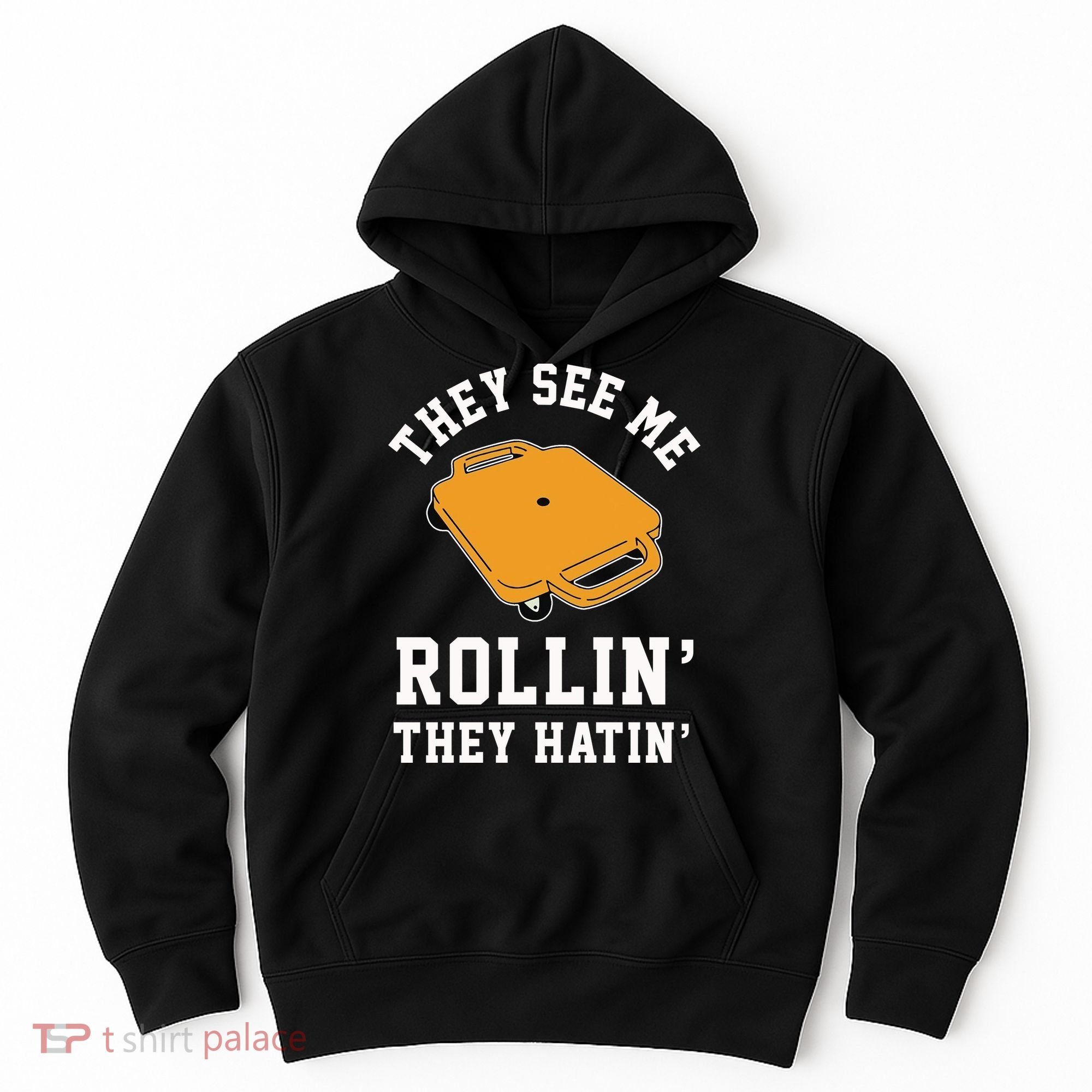 They See Me Rollin They Hatin 90s Scooter Funny Hoodie