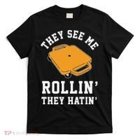 They See Me Rollin They Hatin 90s Scooter Funny T-Shirt thumb 0