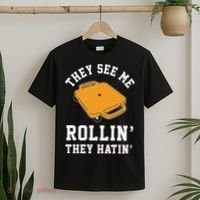 They See Me Rollin They Hatin 90s Scooter Funny T-Shirt thumb 2