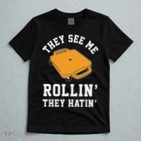 They See Me Rollin They Hatin 90s Scooter Funny T-Shirt thumb 5