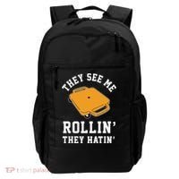 They See Me Rollin They Hatin 90s Scooter Funny Backpack thumb 0