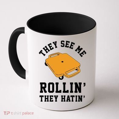 They See Me Rollin They Hatin 90s Scooter Funny Coffee Mug
