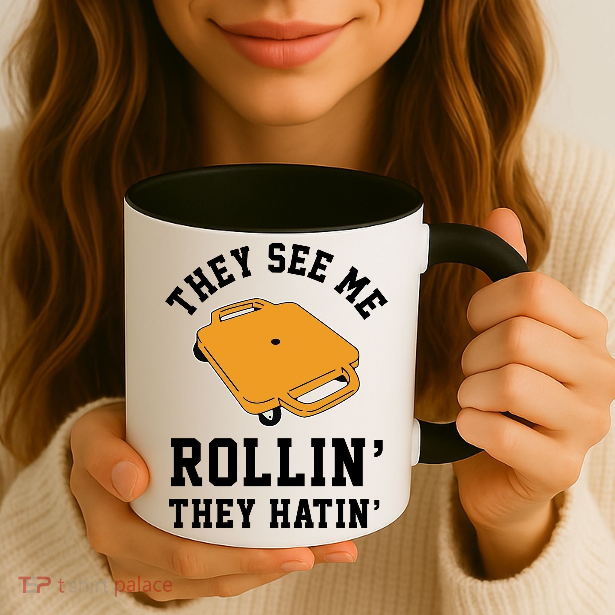 They See Me Rollin They Hatin 90s Scooter Funny Coffee Mug