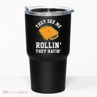 They See Me Rollin They Hatin 90s Scooter Funny Tumbler thumb 0