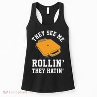 They See Me Rollin They Hatin 90s Scooter Funny Women's Tank Top thumb 0