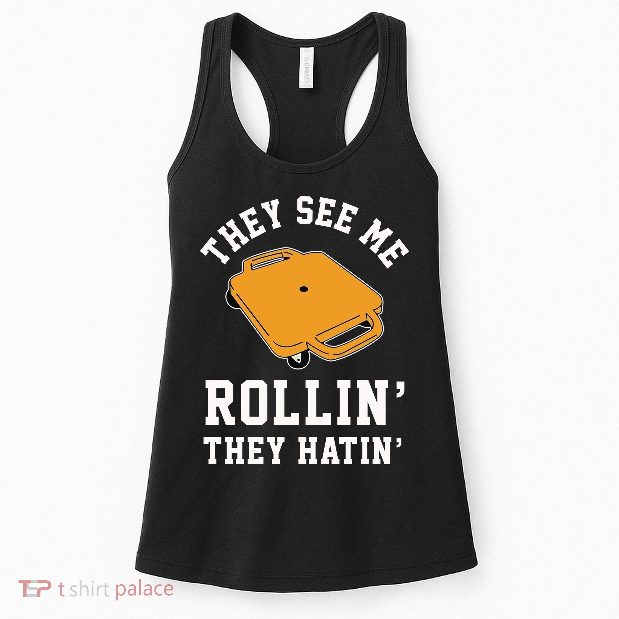 They See Me Rollin They Hatin 90s Scooter Funny Women's Tank Top