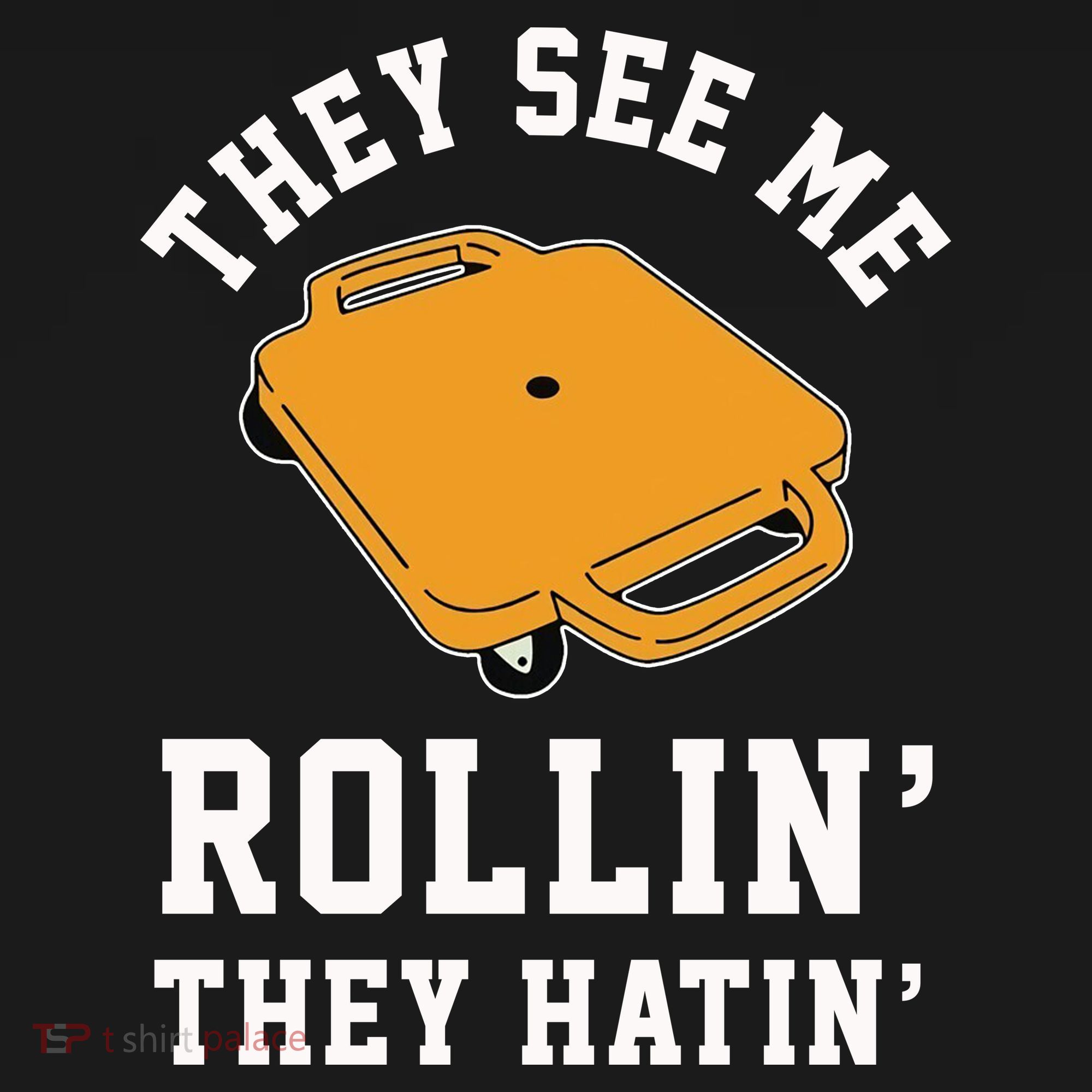 They See Me Rollin They Hatin 90s Scooter Funny Baby Bodysuit