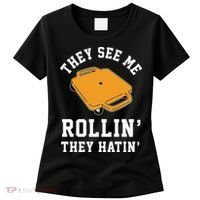 They See Me Rollin They Hatin 90s Scooter Funny Women's T-Shirt thumb 0