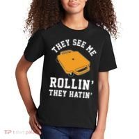 They See Me Rollin They Hatin 90s Scooter Funny Kids T-Shirt thumb 2