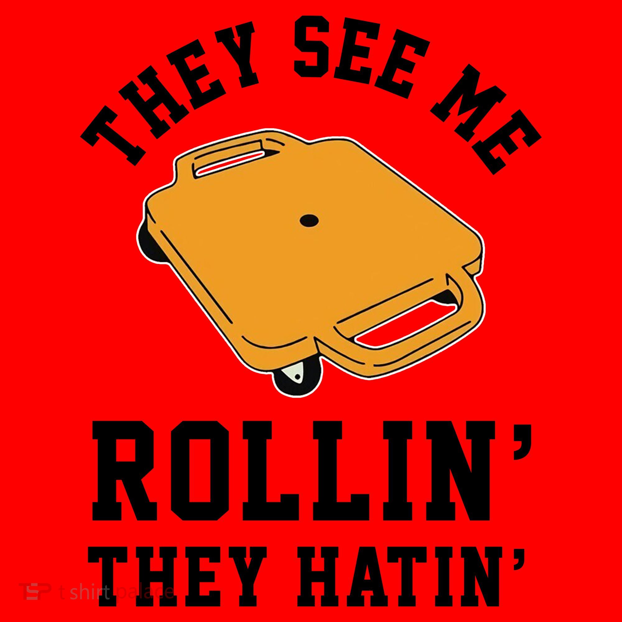 They See Me Rollin They Hatin 90s Scooter Funny Santa Hat