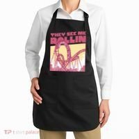They See Me Rollin Funny Roller Coaster Apron thumb 2