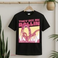 They See Me Rollin Funny Roller Coaster T-Shirt thumb 2