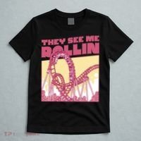 They See Me Rollin Funny Roller Coaster T-Shirt thumb 5