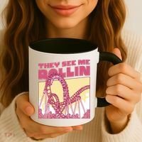 They See Me Rollin Funny Roller Coaster Coffee Mug thumb 3