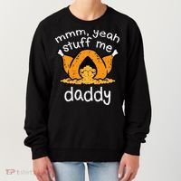 Turkey Stuff Me Funny Adult Humor Women's Sweatshirt thumb 0