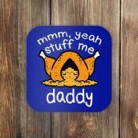 Turkey Stuff Me Funny Adult Humor Coaster thumb 0