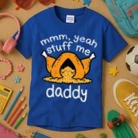 Turkey Stuff Me Funny Adult Humor Kids T-Shirt thumb 3