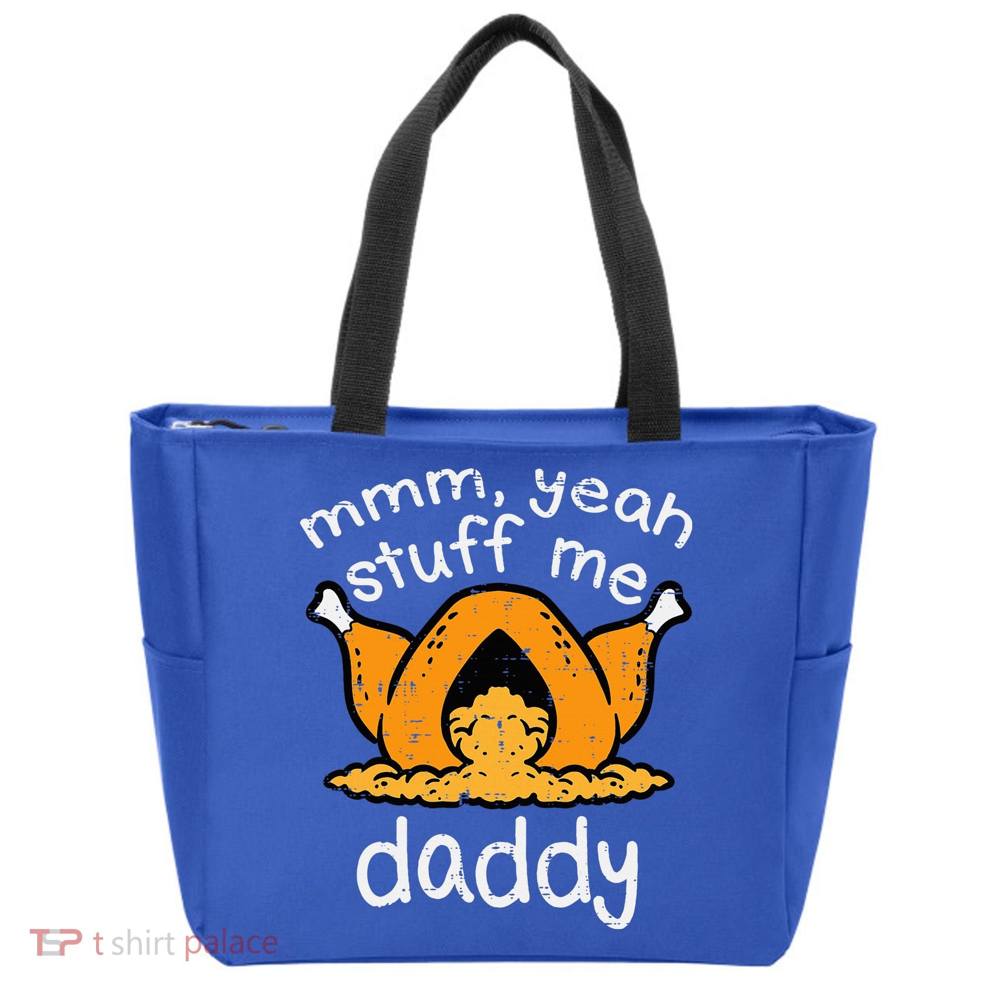 Turkey Stuff Me Funny Adult Humor Tote Bag