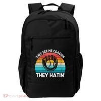 They See Me Coachin Softball Coach Softball Team Coach Backpack thumb 0