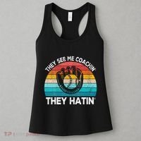 They See Me Coachin Softball Coach Softball Team Coach Women's Tank Top thumb 3