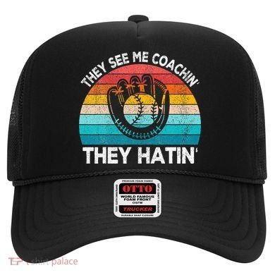 They See Me Coachin Softball Coach Softball Team Coach Hat