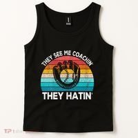 They See Me Coachin Softball Coach Softball Team Coach Tank Top thumb 2