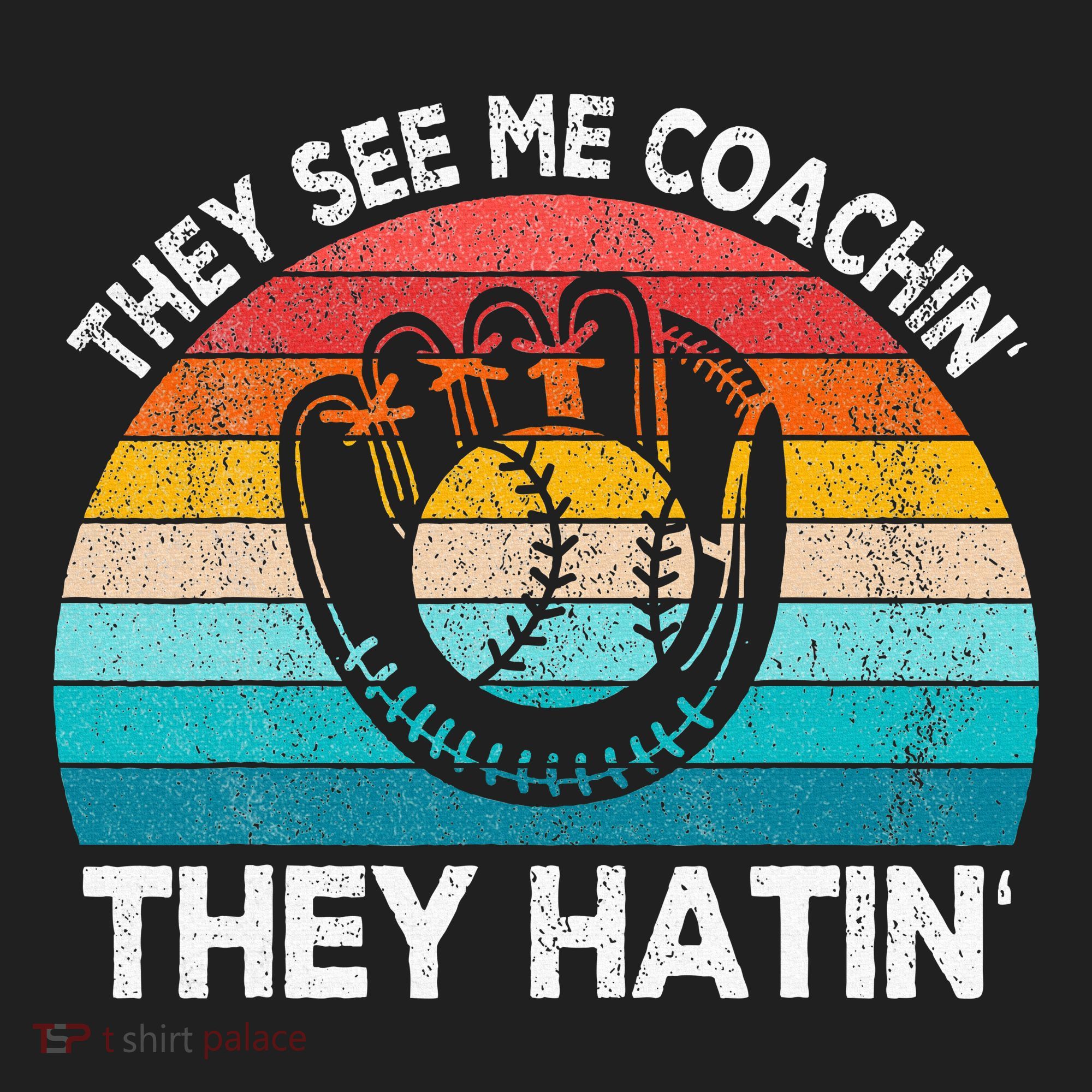 They See Me Coachin Softball Coach Softball Team Coach Golf Towel