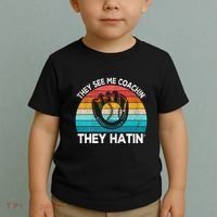 They See Me Coachin Softball Coach Softball Team Coach Toddler T-Shirt thumb 2