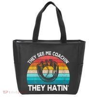 They See Me Coachin Softball Coach Softball Team Coach Tote Bag thumb 0
