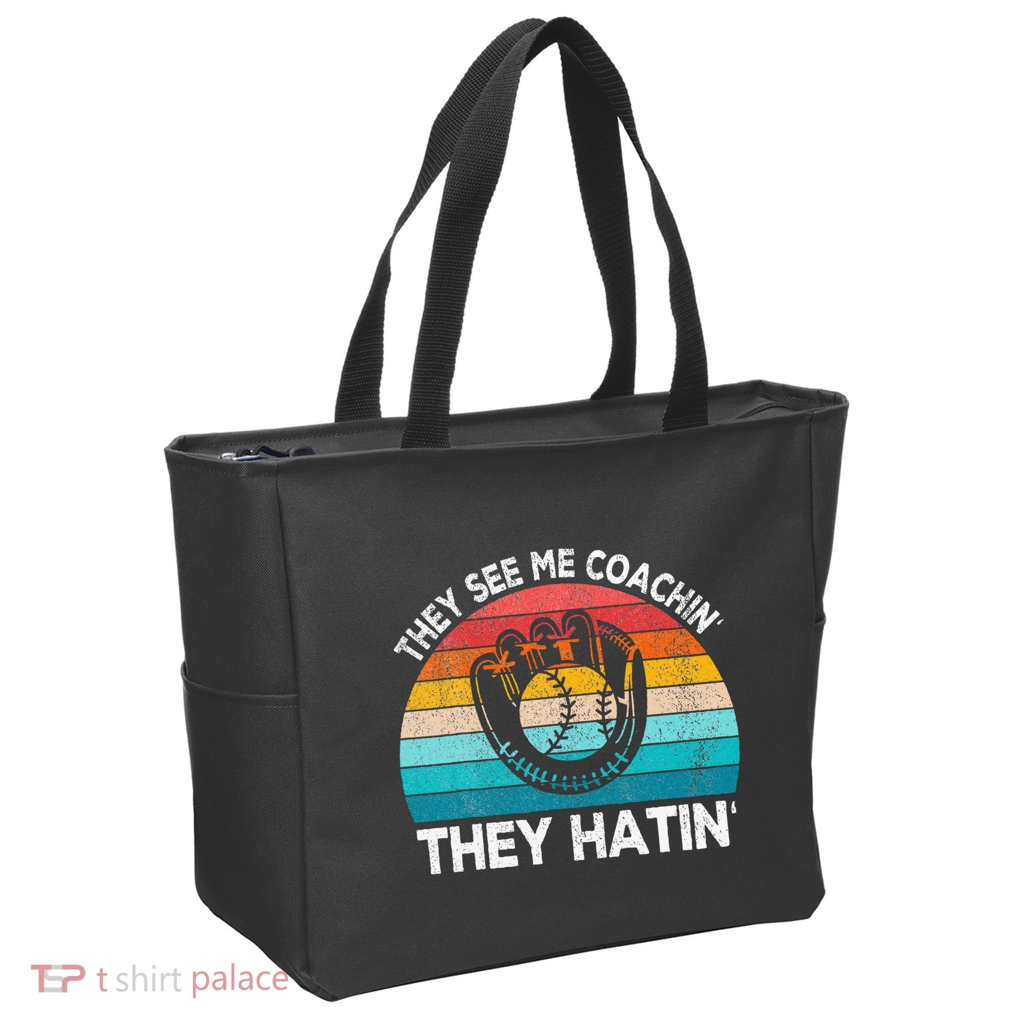 They See Me Coachin Softball Coach Softball Team Coach Tote Bag