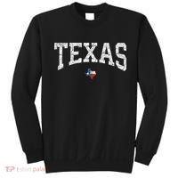 Texas State Map Flag Distressed Sweatshirt thumb 0