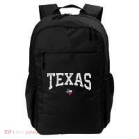 Texas State Map Flag Distressed Backpack thumb 0
