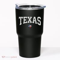 Texas State Map Flag Distressed Tumbler thumb 0