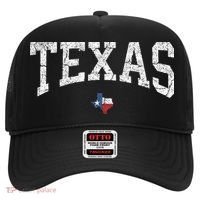 Texas State Map Flag Distressed Hat thumb 0
