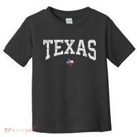 Texas State Map Flag Distressed Toddler T-Shirt thumb 0