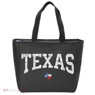 Texas State Map Flag Distressed Tote Bag