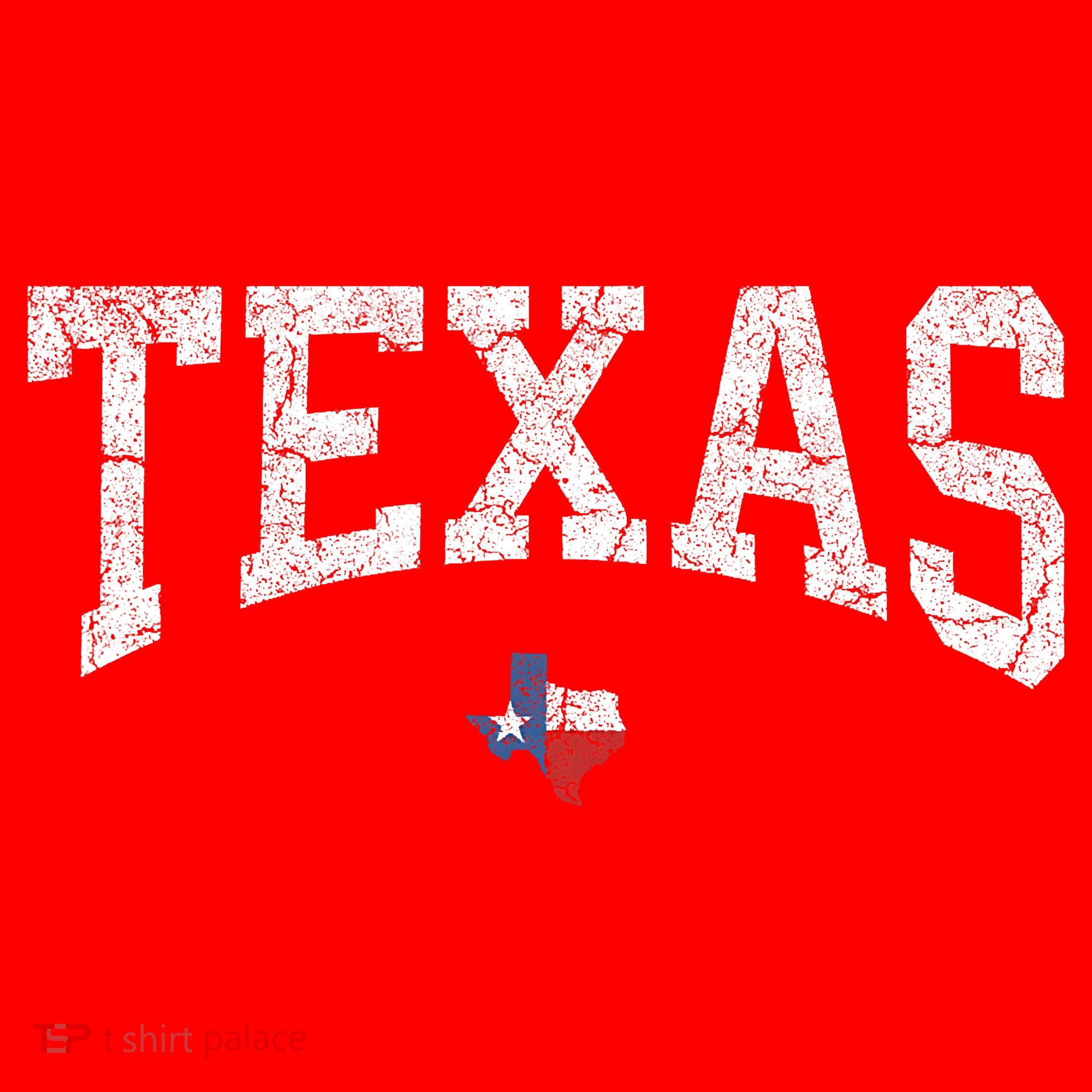 Texas State Map Flag Distressed Santa Hat