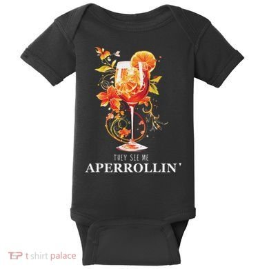 They See Me Aperrollin Outfit Spritz Summer Cocktail Design Baby Bodysuit