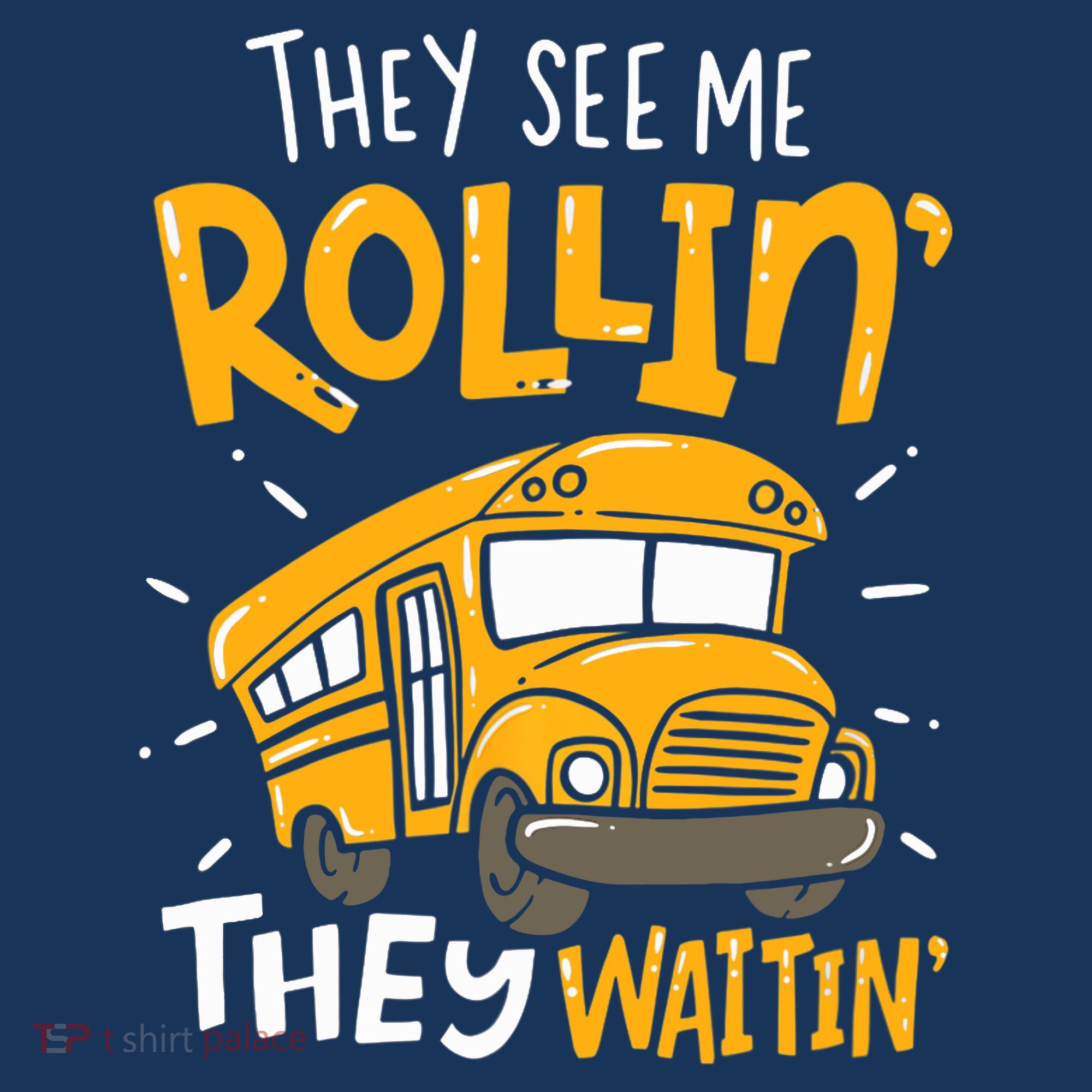 They See Me Rollin' They Waiting' Funny School Bus Driver Beanie