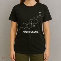 Trenbolone Steroid Molecule Hardcore Bodybuilding T-Shirt thumb 4