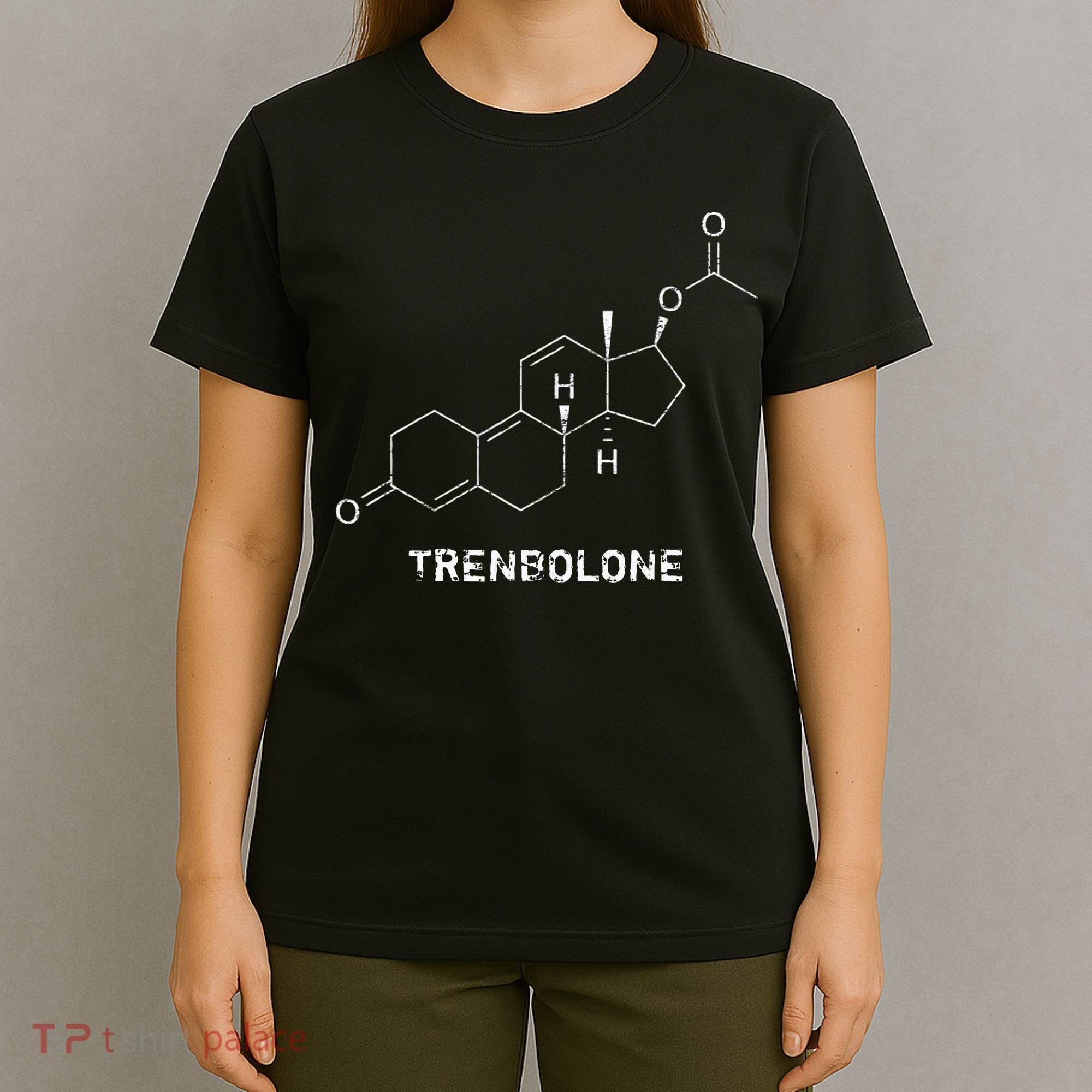 Trenbolone Steroid Molecule Hardcore Bodybuilding T-Shirt