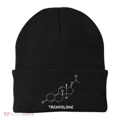 Trenbolone Steroid Molecule Hardcore Bodybuilding Beanie