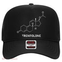 Trenbolone Steroid Molecule Hardcore Bodybuilding Hat thumb 0