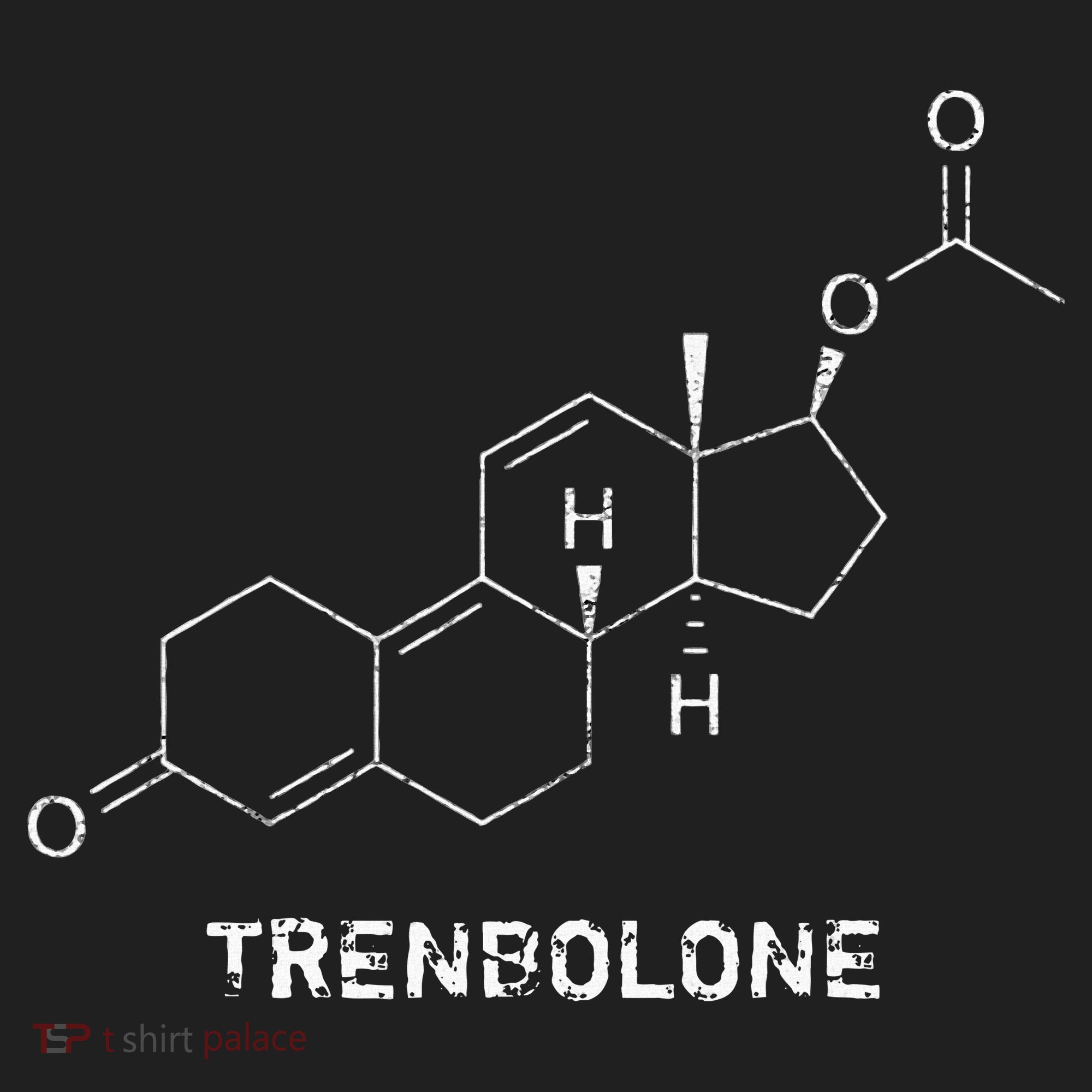 Trenbolone Steroid Molecule Hardcore Bodybuilding Hat