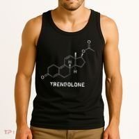 Trenbolone Steroid Molecule Hardcore Bodybuilding Tank Top thumb 3