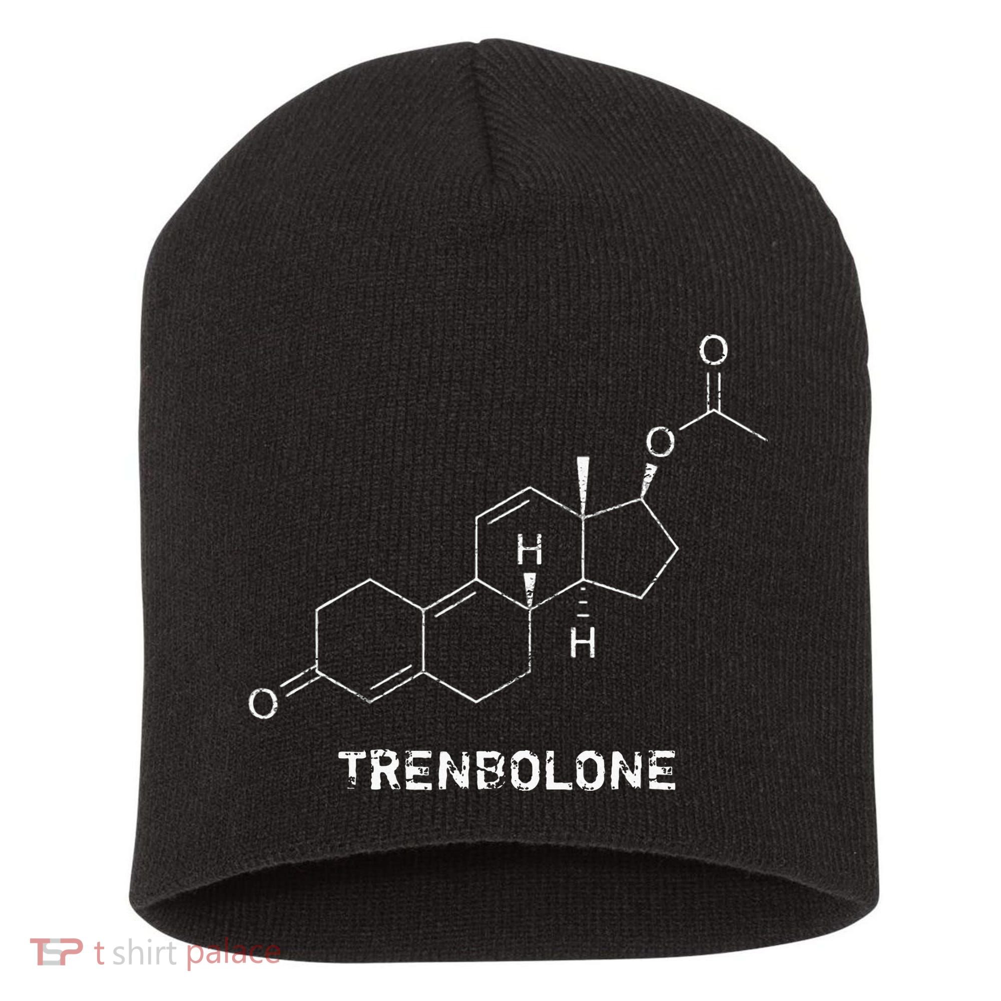 Trenbolone Steroid Molecule Hardcore Bodybuilding Short Acrylic Beanie