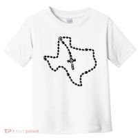 Texas State Map Catholic Rosary Toddler T-Shirt thumb 0