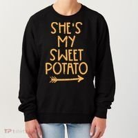 Thanksgiving Shes My Sweet Potato Matching Couple Fall Women's Sweatshirt thumb 0