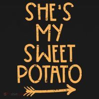 Thanksgiving Shes My Sweet Potato Matching Couple Fall Women's Hoodie thumb 2